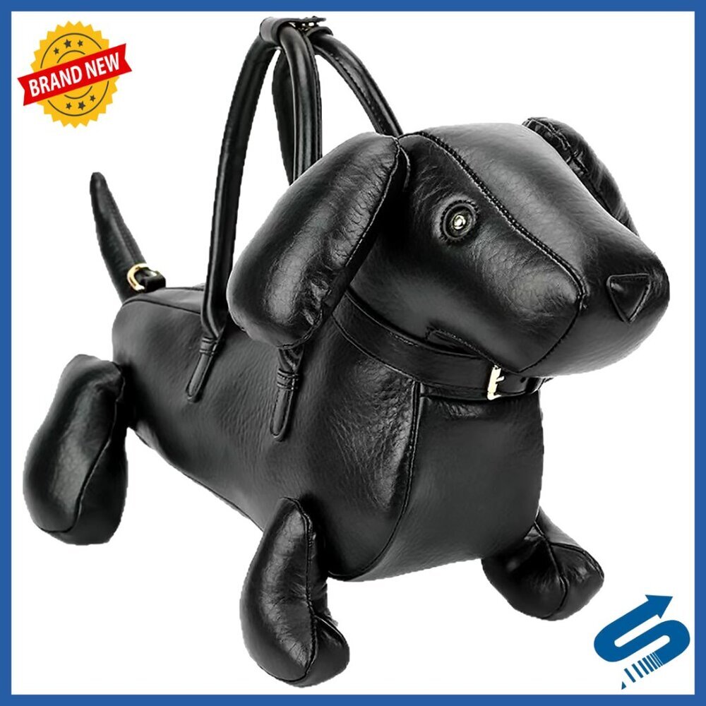 PU Leather Dog Shaped Crossbody Shoulder Bag Satchel Purse